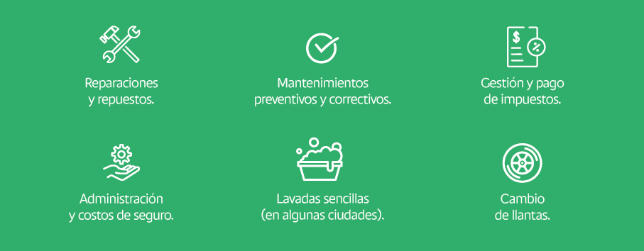 beneficios del arrendamiento de carros