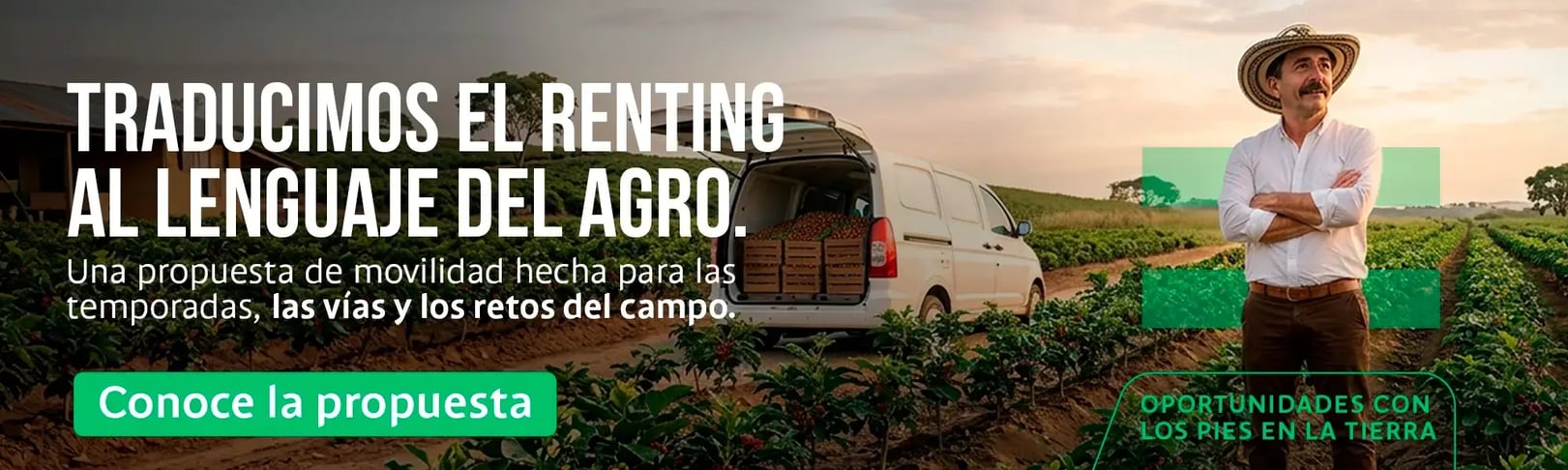 Traducimos el Renting al lenguaje del agro. Conoce la propuesta