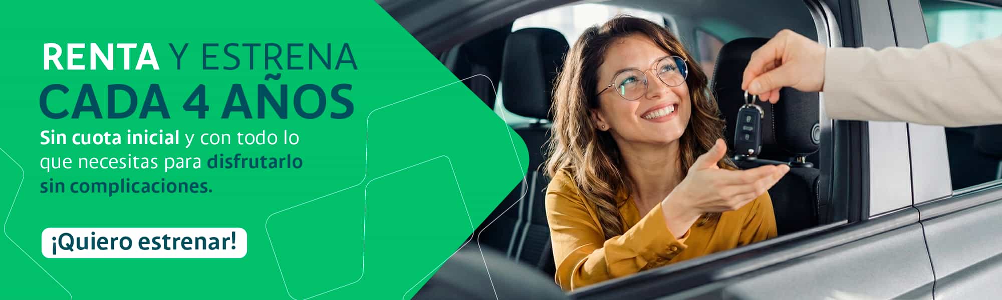Renta y estrena cada 4 años con Renting Colombia