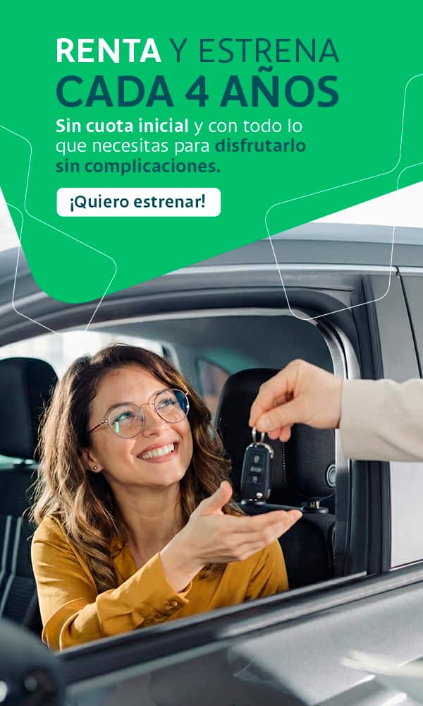 Renta y estrena cada 4 años con Renting Colombia